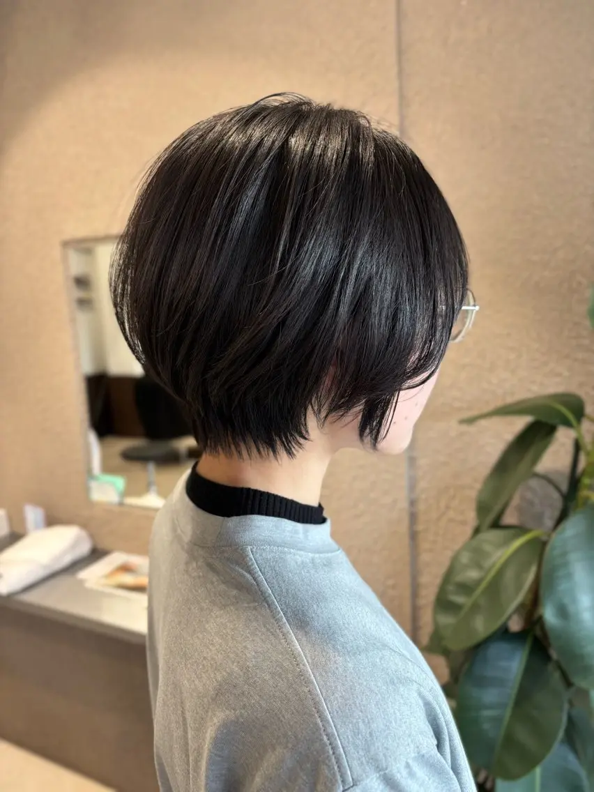ショート ショートヘア カット 細野 菜月のヘアスタイル