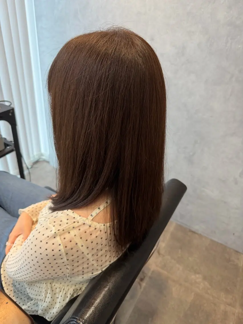 セミロング カラー カット ヘアカラー La fith 健人のヘアスタイル