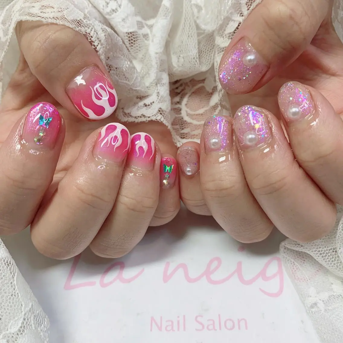 ネイル ハンドネイル La neige* yuki 🐩🌙のネイルデザイン