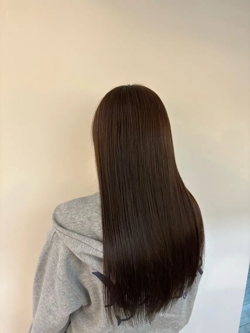 ロング カラー ブラウンカラー ヘアカラー 小嶋 咲輝のヘアスタイル