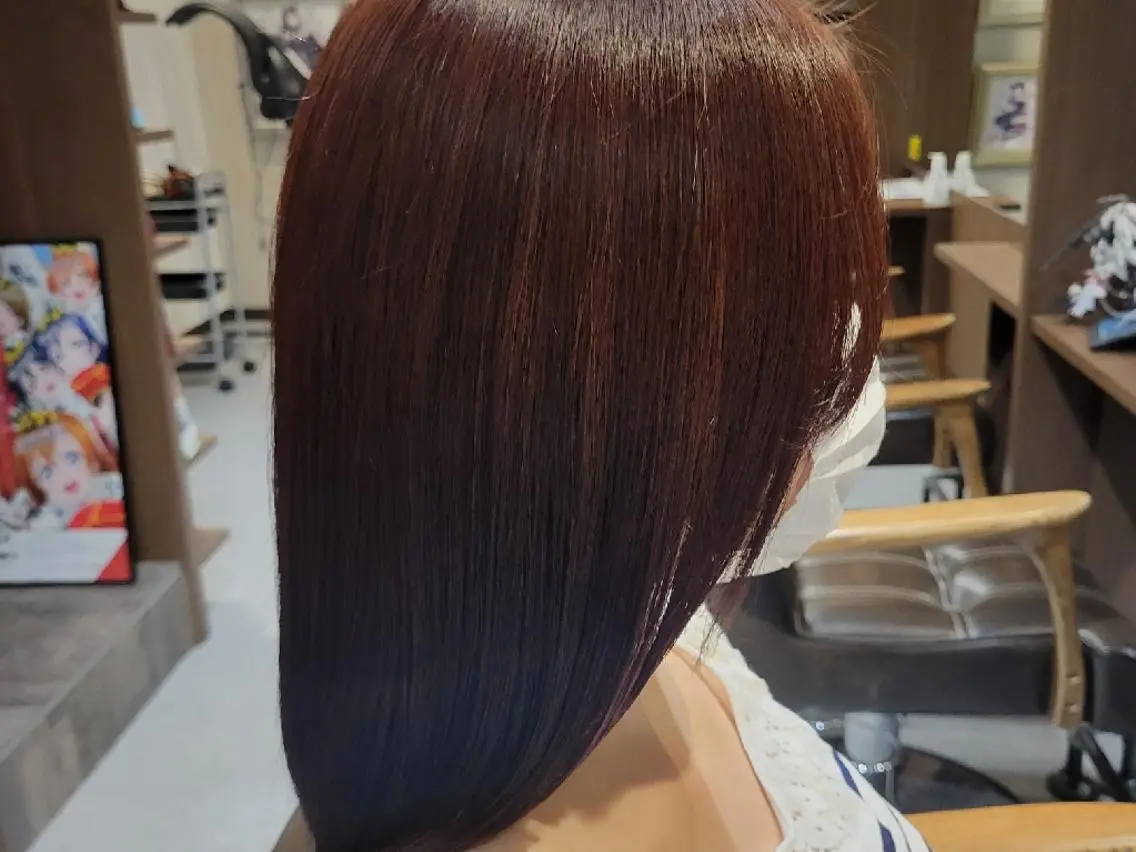 ミディアム カラー 伊藤 史哉のヘアスタイル