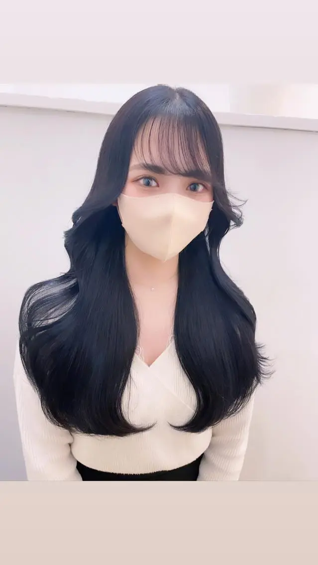 🇰🇷韓×中式🇨🇳カット💋 イルミナカラー+似あわせカット+Global milbonトリートメントの写真