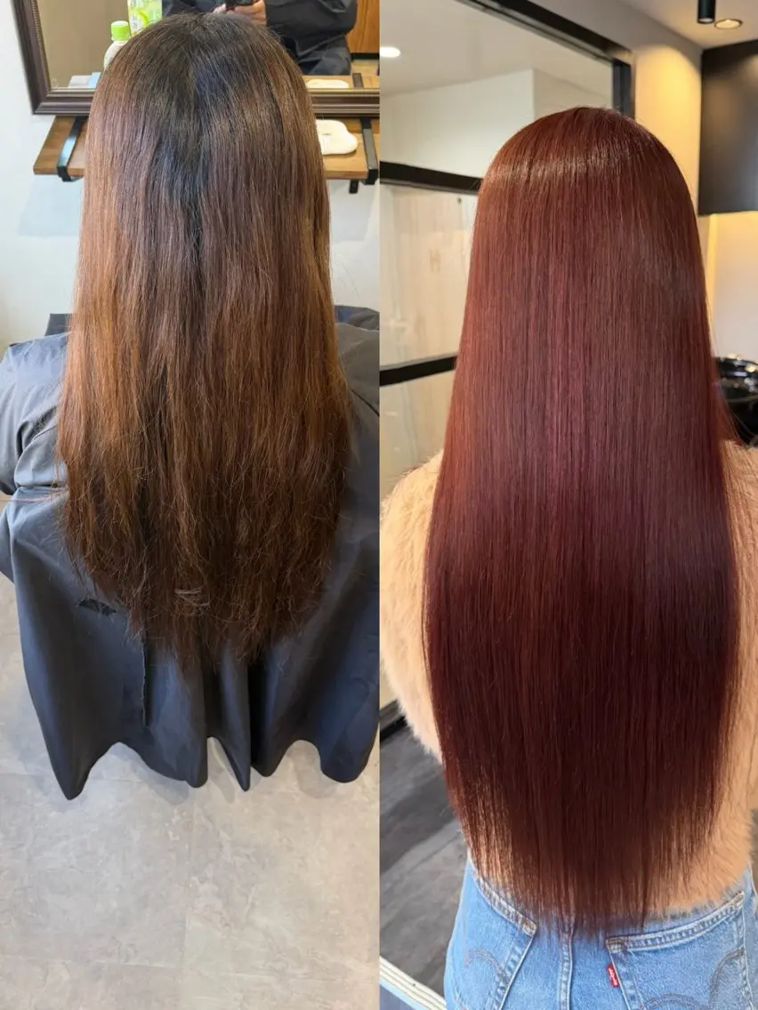 ロング トリートメント ヘアカラー カラーモデル様 大募集！！のヘアスタイル