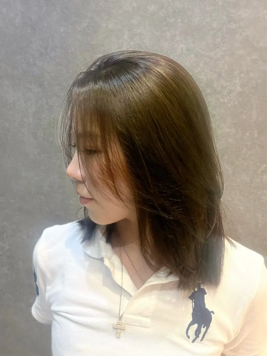 カラー ヘアカラー Ash大森/ 岩本あこのヘアスタイル
