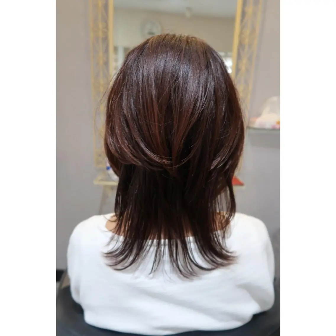 ミディアム カラー カット ヘアカラー tenny調布 いしまつのヘアスタイル