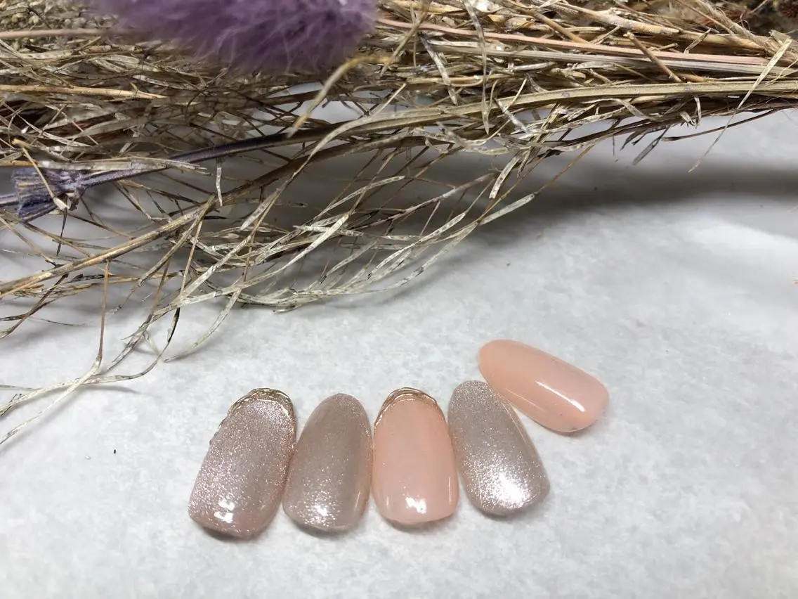 ネイル ジェルネイル 韓国ネイル パラジェル シンプルネイル 冬ネイル ハンドネイル kiki nail &brow二子玉川のネイルデザイン
