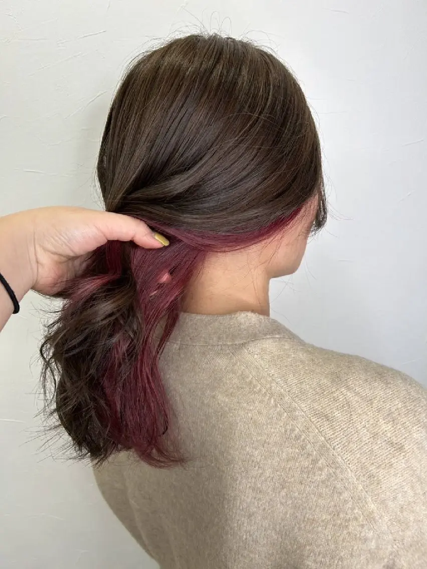 セミロング 前田 かおりのヘアスタイル
