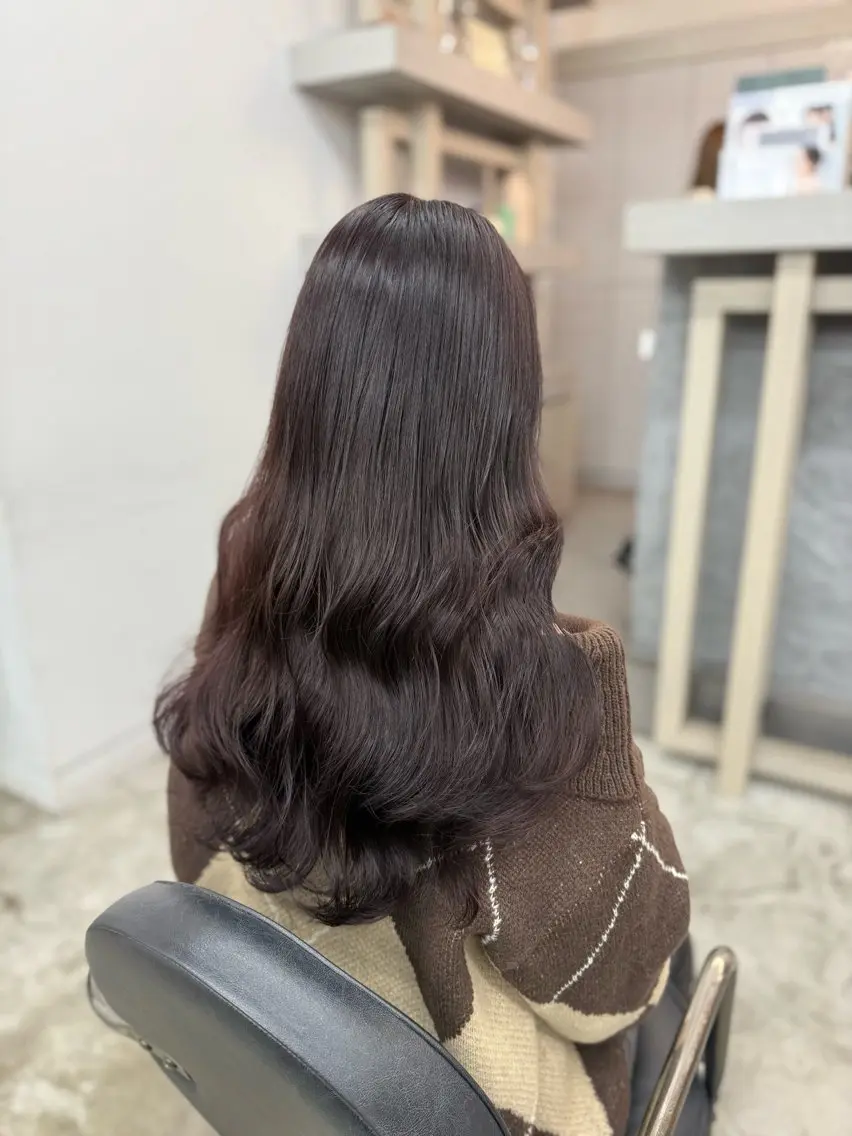 セミロング ヘアカラー トリートメント marina 🧸ིྀのヘアスタイル