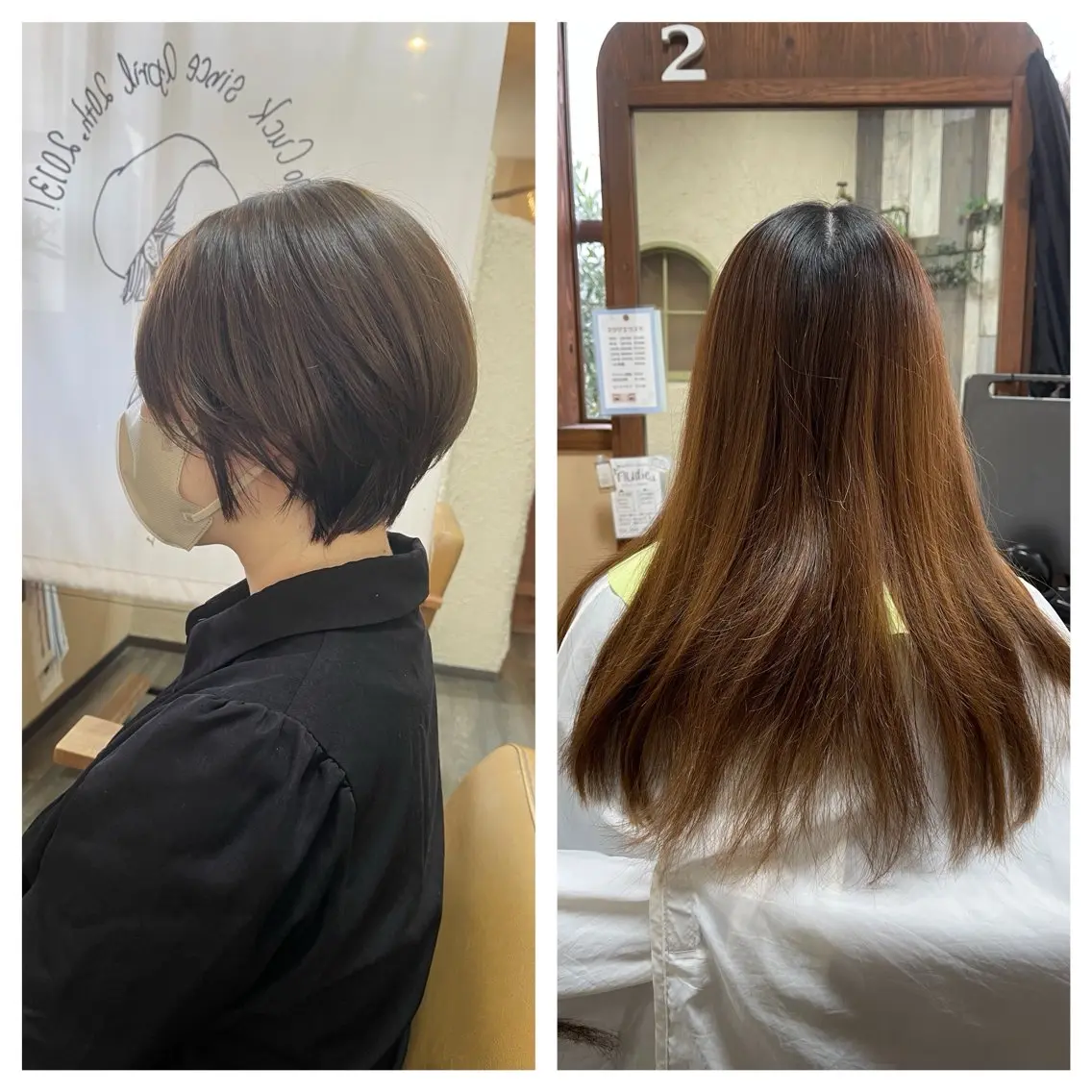 ショート カット ヘアカラー 磧本 祐里恵のヘアスタイル
