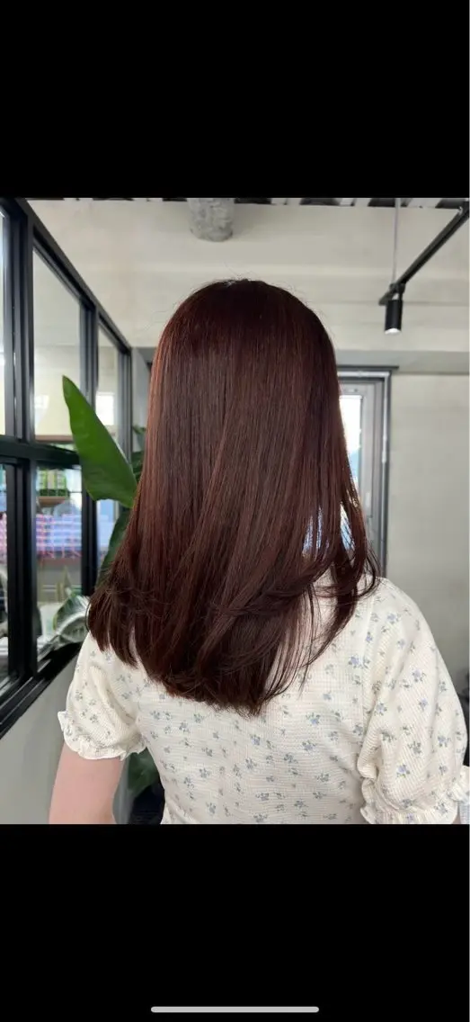 ロング カラー ヘアカラー トリートメント 重松 丈博のヘアスタイル