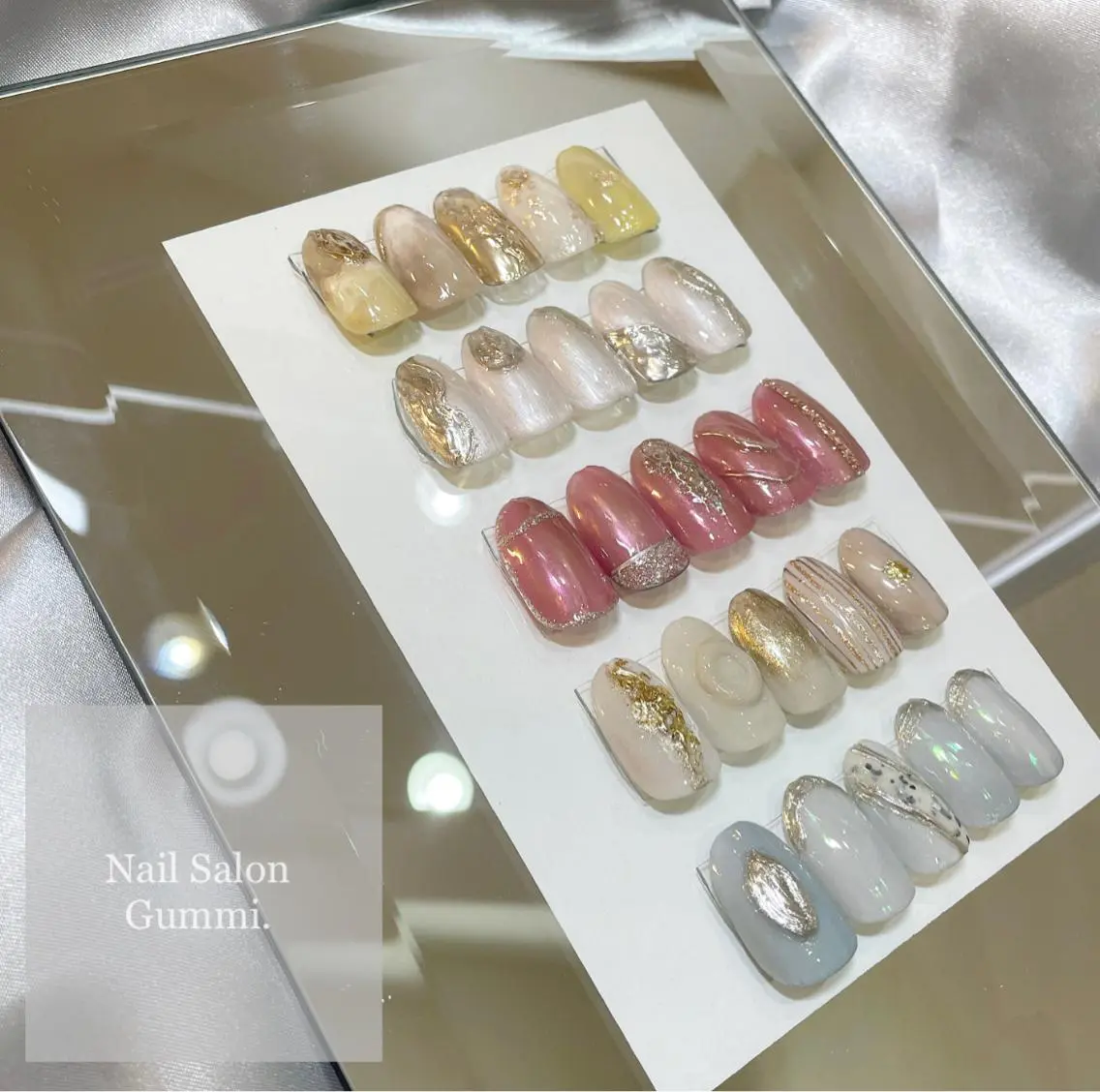 ネイル キラキラネイル 韓国ネイル ラメ(グリッター) ミラーネイル ニュアンスネイル Nail Salon Gummi.のネイルデザイン