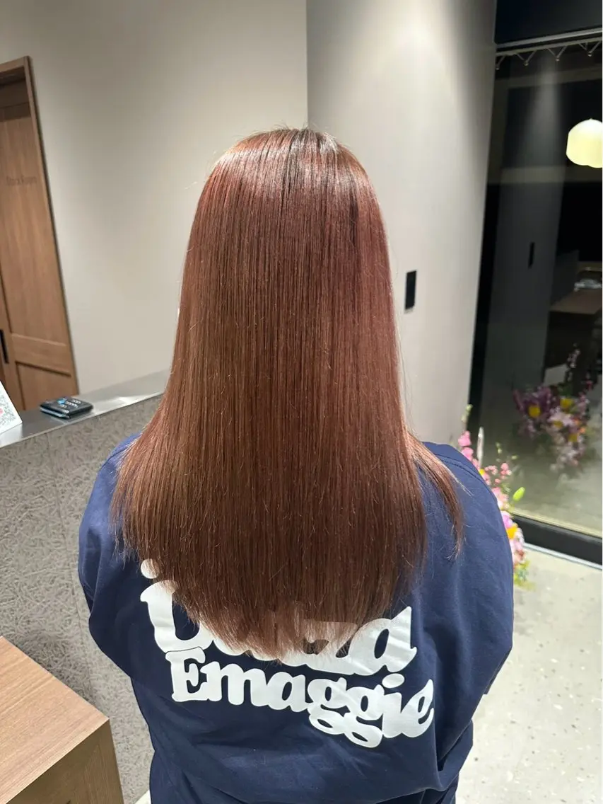 ロング カラー 星 杏香⭐️のヘアスタイル