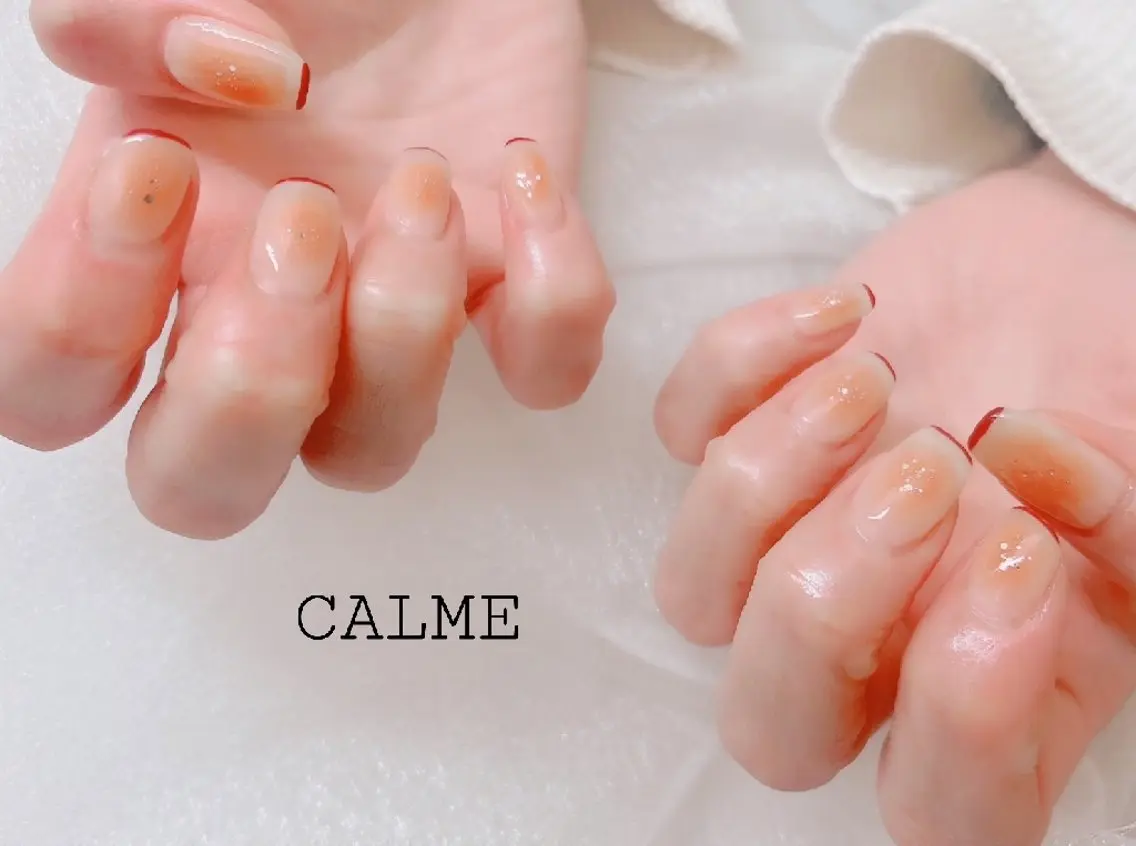 ネイル 持ち込み ハンドネイル CALME ♡のネイルデザイン