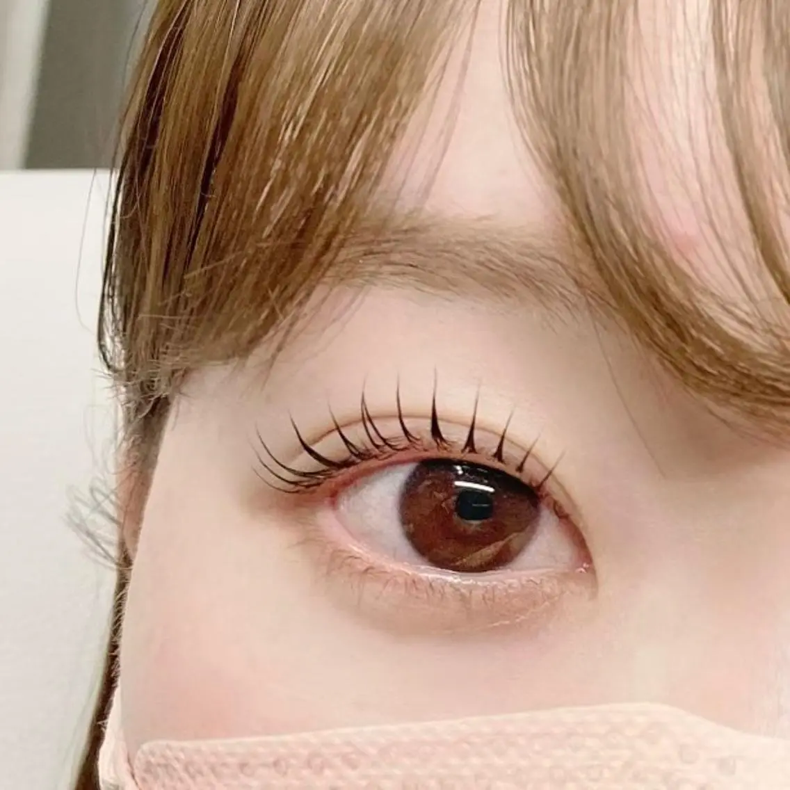 人気NO.1☝️ダメージレスまつげパーマ✨【アイシャンプー&ケラチントリートメント付】韓国風束感仕上げ⭕️の写真