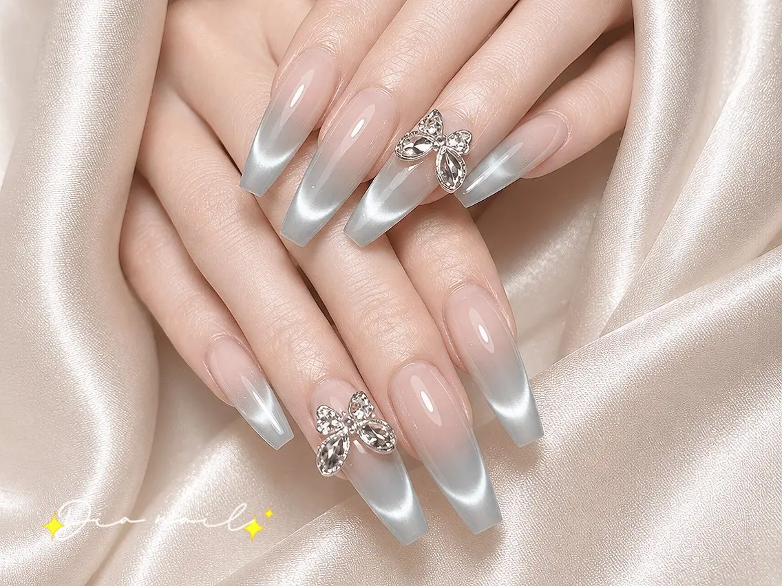 🎀 長さだしマグネットorフラッシュグラデーション＋ベース＋パーツ2個込¥8580の写真