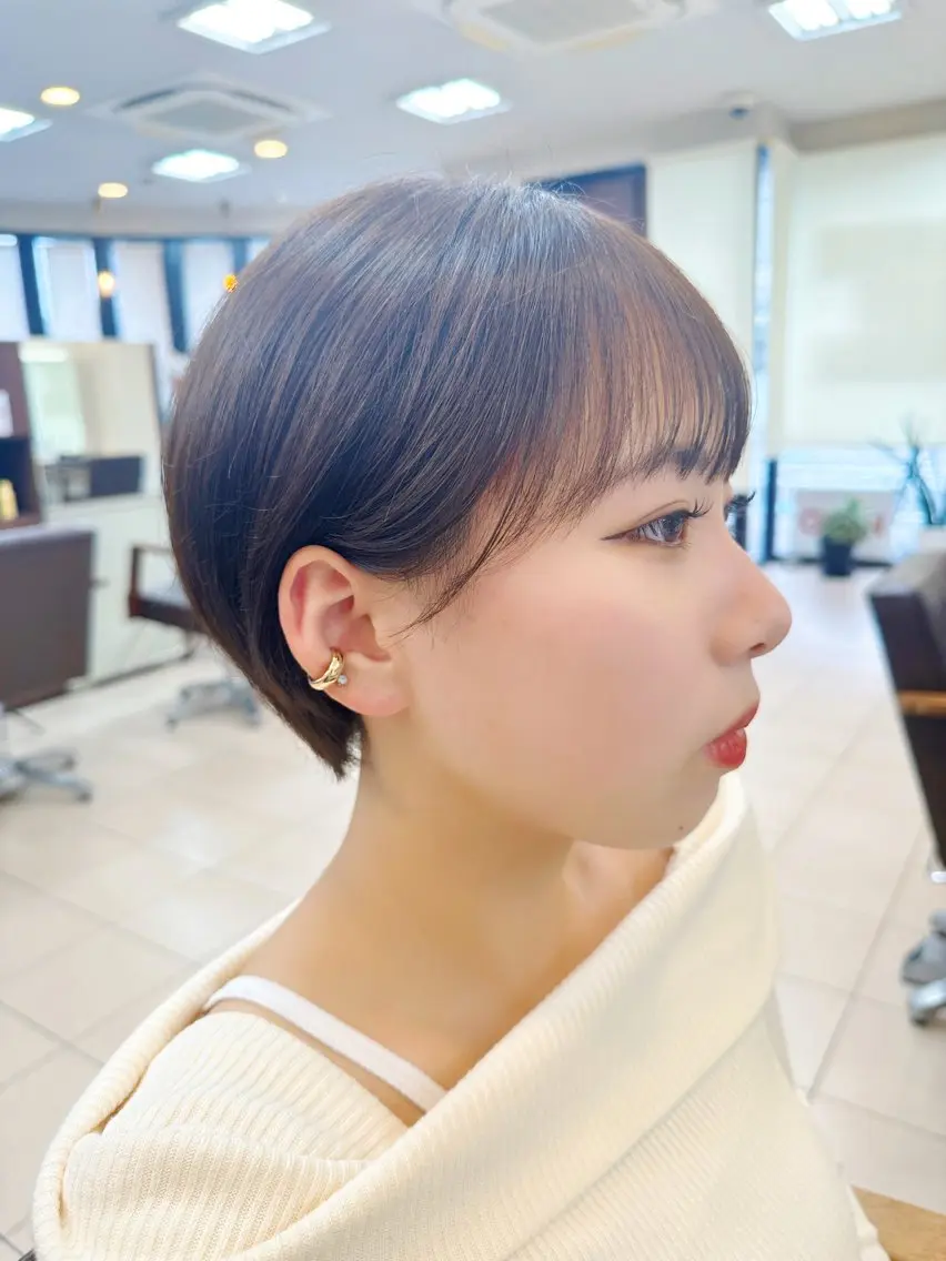 ショート カット ヘアカラー トリートメント 波多野 将貴のヘアスタイル