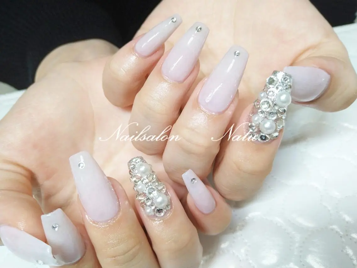 ネイル 長さ出し nailsalon Natuのネイルデザイン