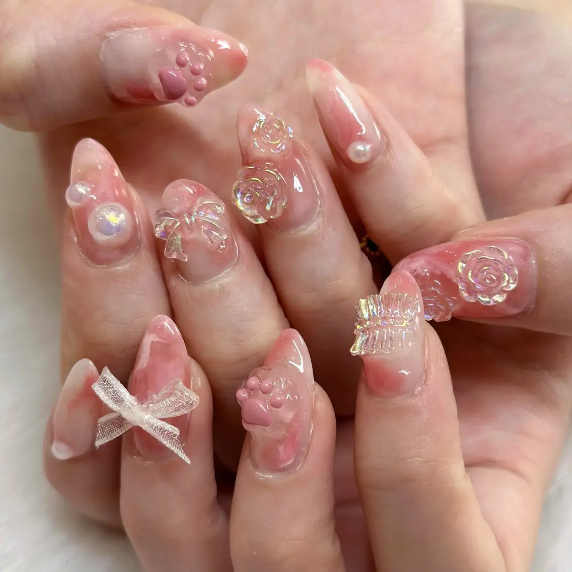 ネイル 💅パッマ ネイル AOIのマツエク・マツパデザイン