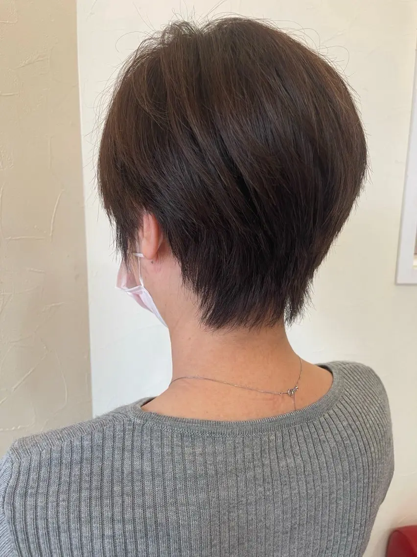 ショート ショートヘア カット 🦋ショートカット モデル紀輔🦋のヘアスタイル