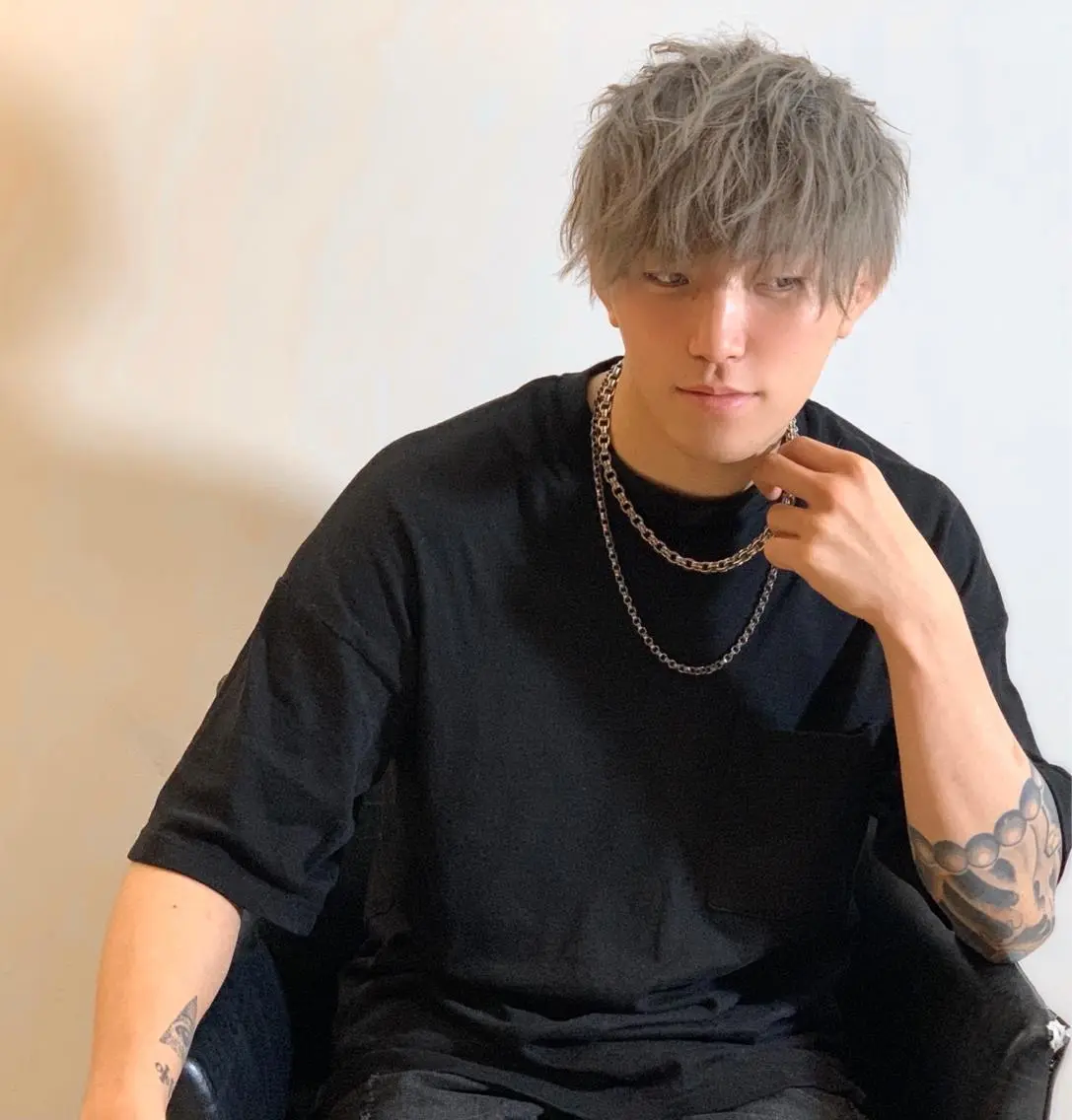 カラー メンズ カット ヘアカラー トリートメント メンズ専門 井藤 雅也のヘアスタイル