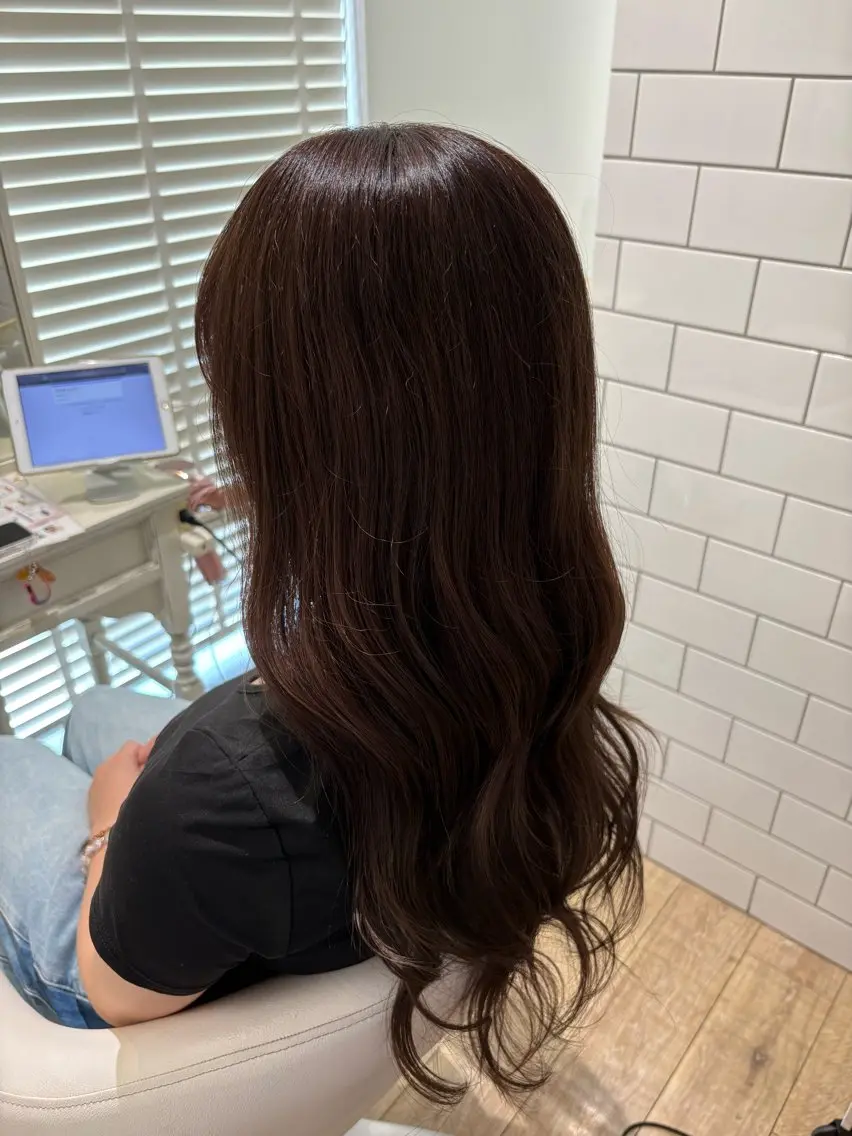 ロング カラー カット ヘアカラー マコ ✿︎のヘアスタイル