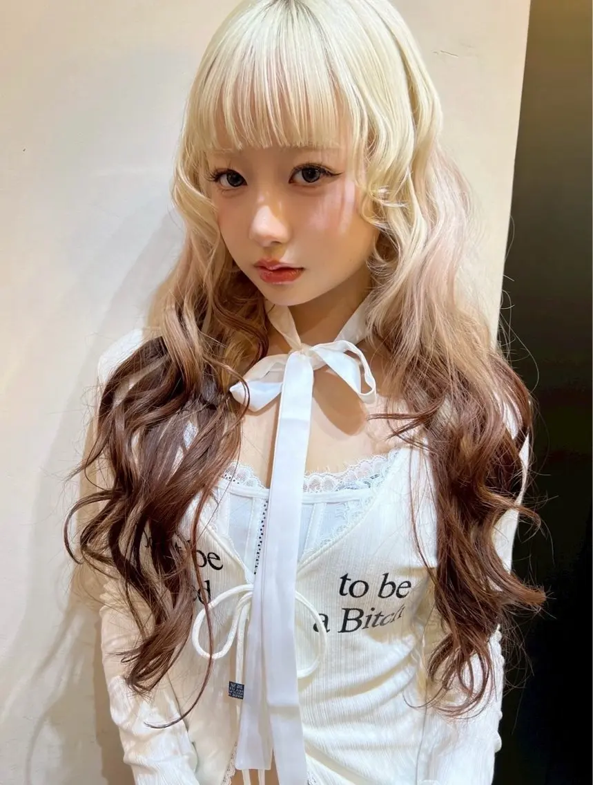 ロング ヘアカラー 🍒ボブカット/ moe🍒のヘアスタイル