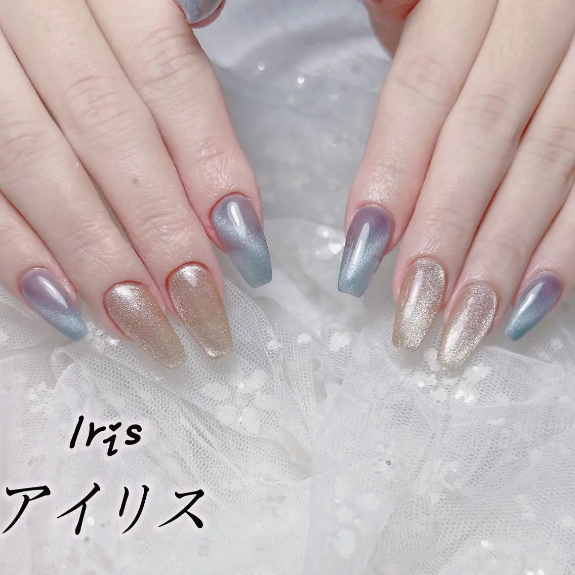 チップ長さだし🦋ちゅるんちゅるん✨マグネットワンカラー 7500円 【オフ+500円】 【大塚駅】の写真
