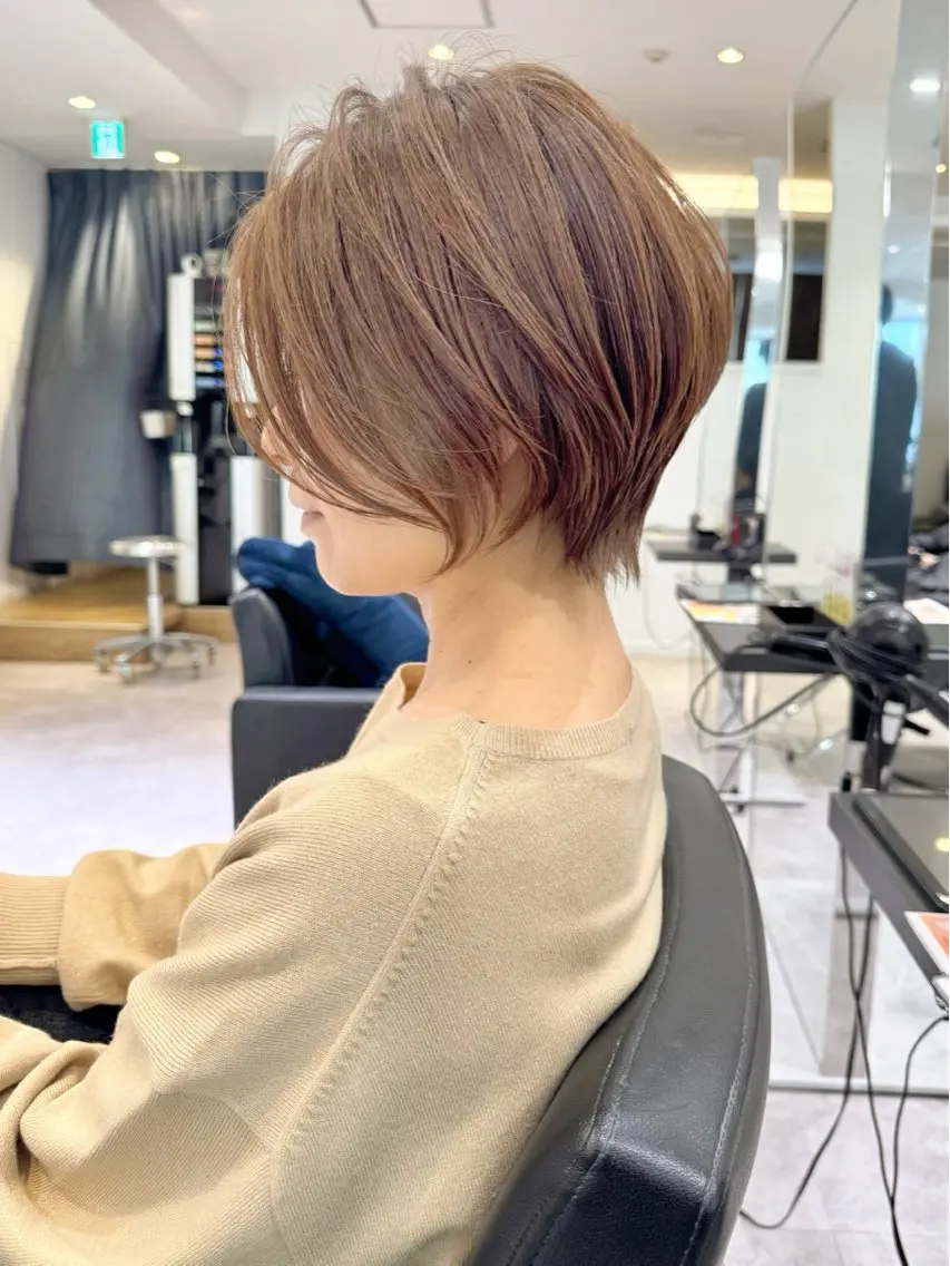 ショート 絶壁補正くびれ ショート✂️ 井川のヘアスタイル