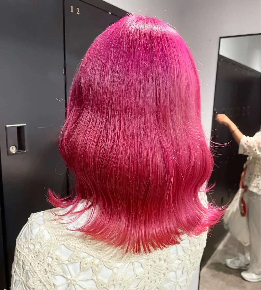 ミディアム 松田 真央のヘアスタイル