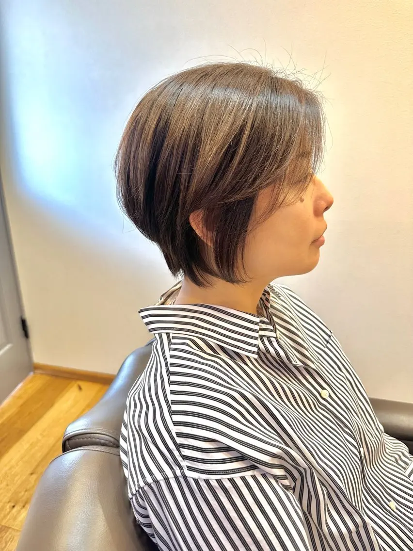 ショート カラー ショートボブ ボブ ショートヘア 前田 加奈子のヘアスタイル