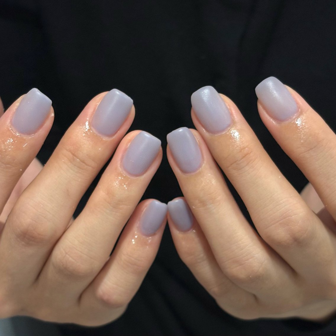 ネイル マットネイル パープル ハンドネイル 🪻hina🪻 filonnailのネイルデザイン