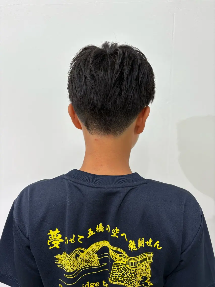 メンズ 透明感カラー🫧 ミクのヘアスタイル