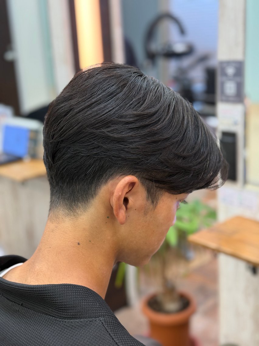 ショート メンズ 縮毛矯正 イングローブ東金店 翠川 靖のヘアスタイル