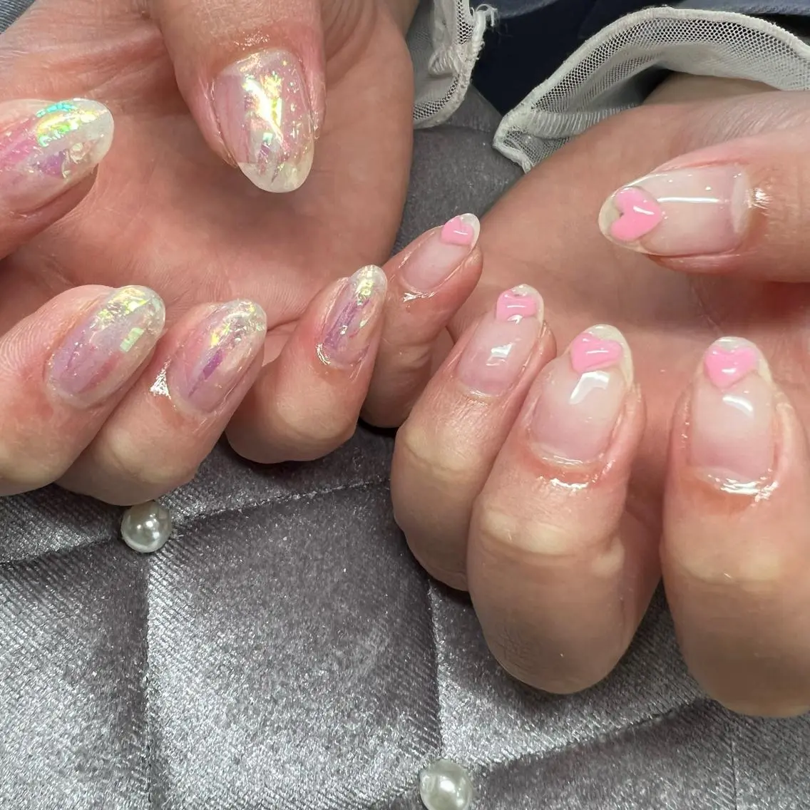 ネイル オーロラネイル ハンドネイル beauty salonREMIAのネイルデザイン