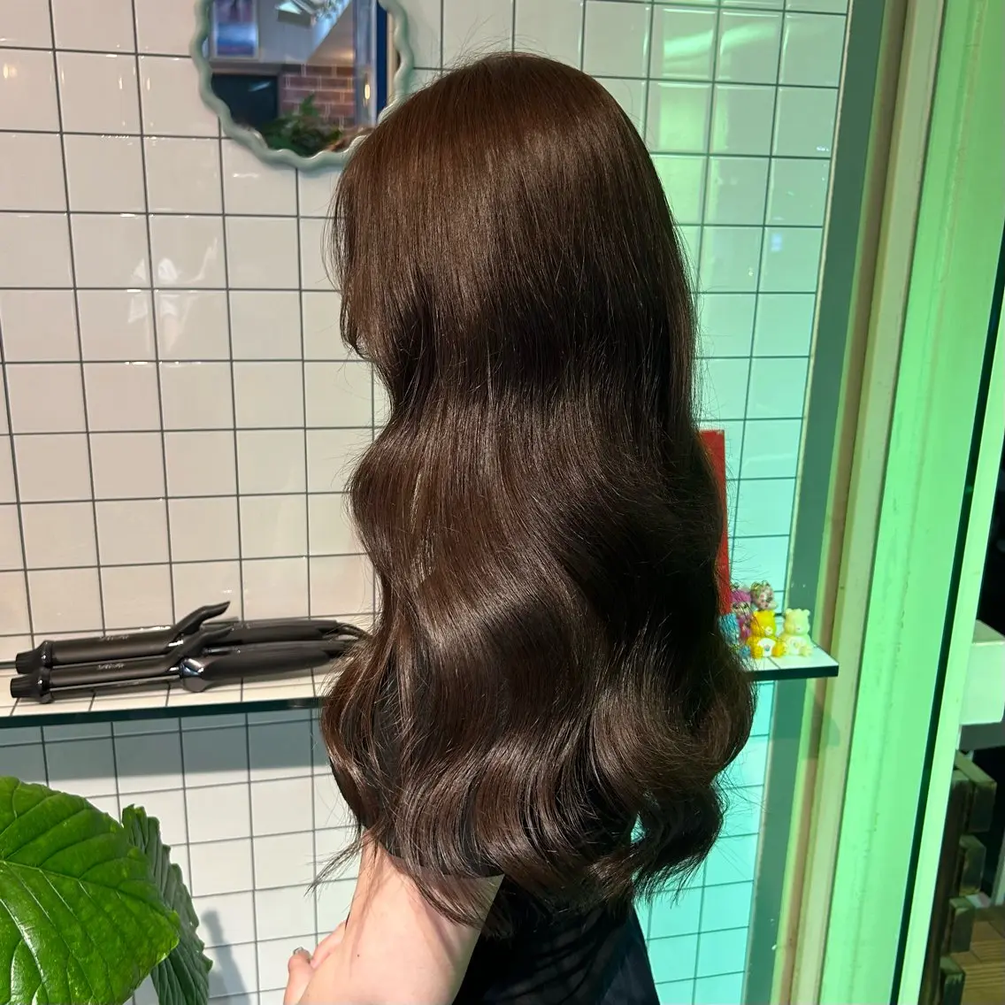 ロング カラー ショコラグレージュ 透明感カラー グレージュ ヘアカラー トリートメント 👗 himariのヘアスタイル
