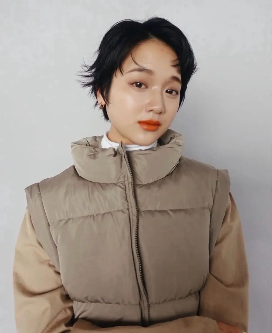 ショート 藤原 怜央のヘアスタイル