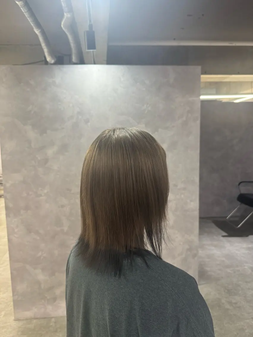 カラー ヘアカラー 齊藤 千隼のヘアスタイル