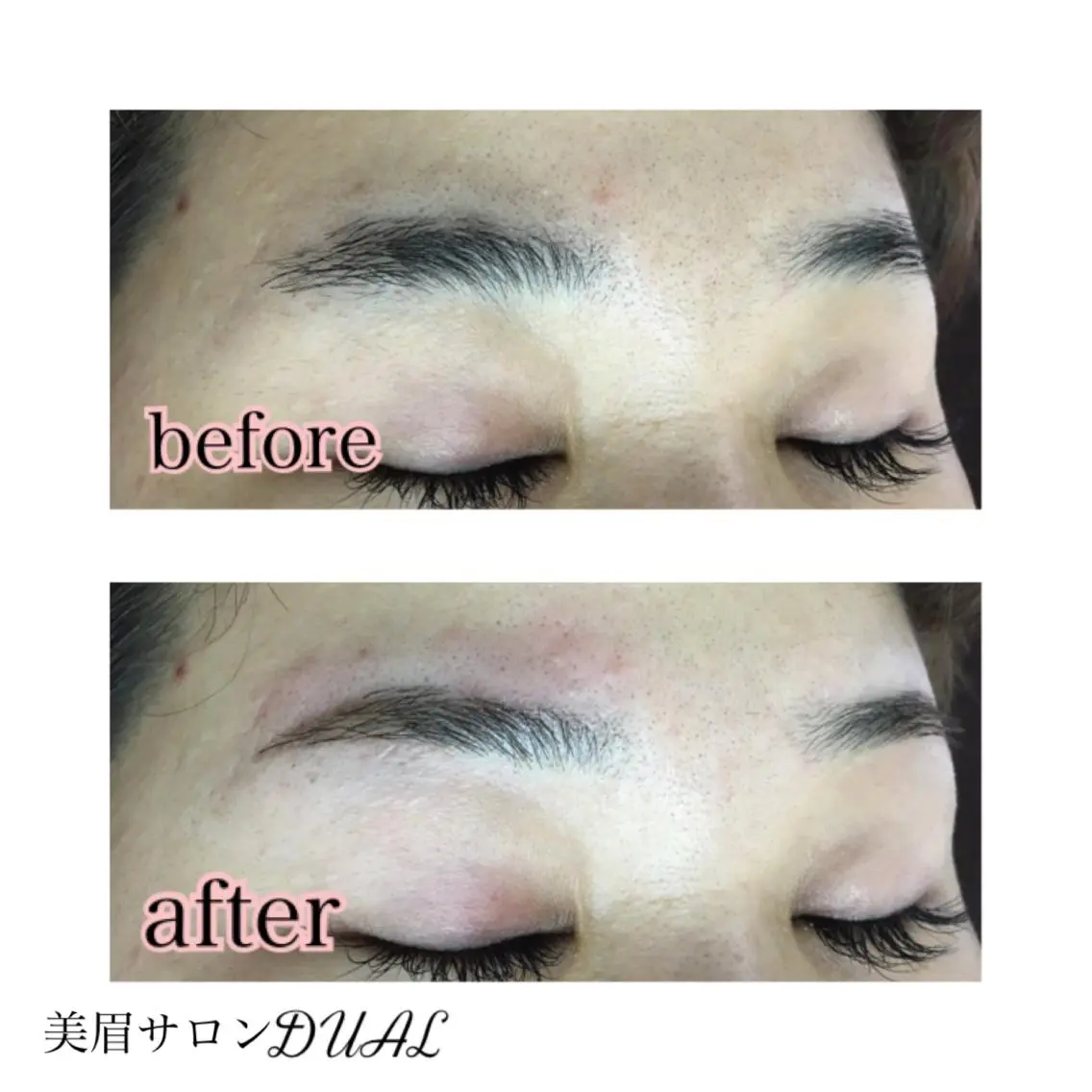 ショート ミディアム セミロング ロング カラー パーマ ヘアアレンジ ネイル マツエク・マツパ 眉毛サロン DUAL 恵比寿の眉毛・アイブロウイメージ