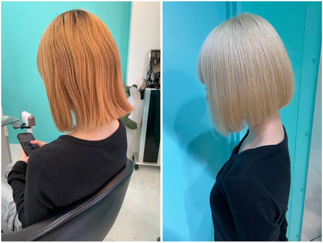 【リピート様も✨】メンテカット+ダブルカラー(ブリーチなしも可)+ケアトリートメント✨の写真