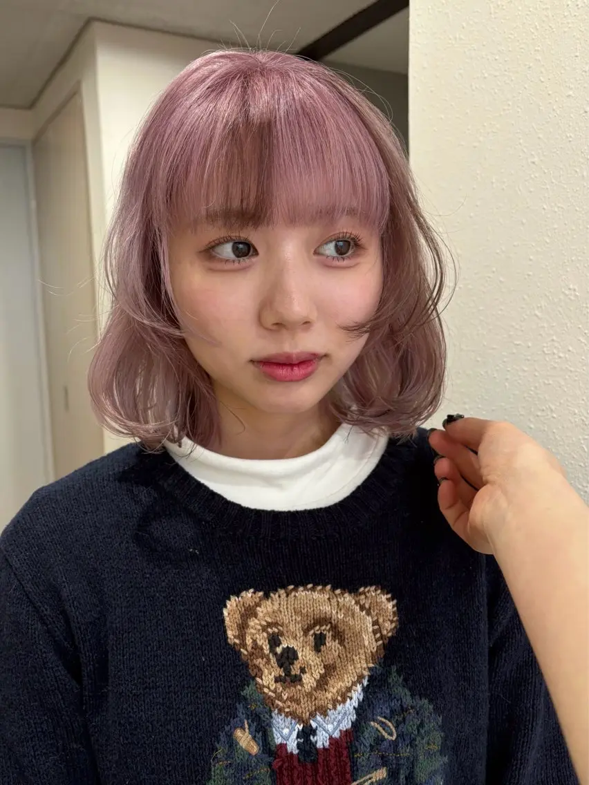 ショート カット ヘアカラー 褒められる ハイトーン⭐️カノンのヘアスタイル