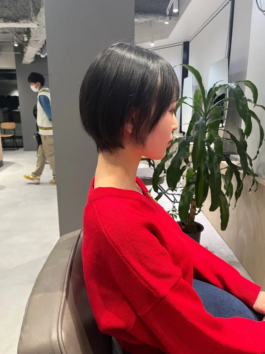 ショート ショートヘア SNSモニター募集！ くせ毛特化/大村のヘアスタイル