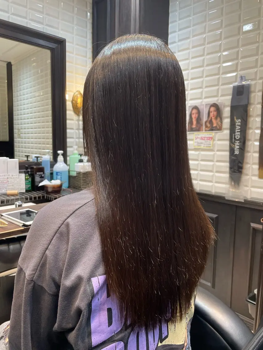 ロング Lupinus中田 パーマモデル募集中のヘアスタイル