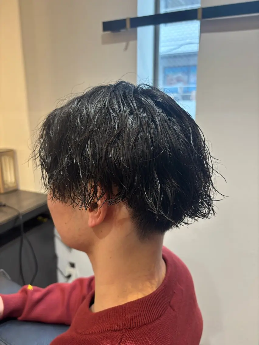 🎶メンズ限定🎶カット&特殊パーマ《スパイラル・波巻き》《頭皮洗浄marrb付》の写真