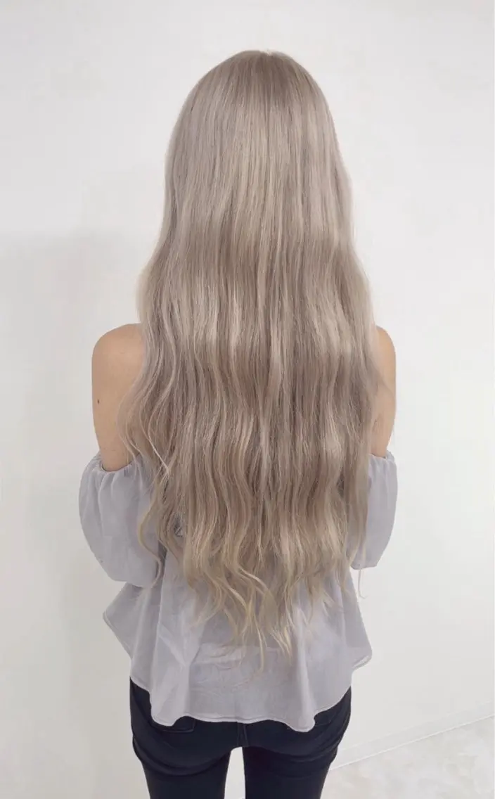CHAiL.Yuzu 艶カラー韓国エクステのヘアスタイル