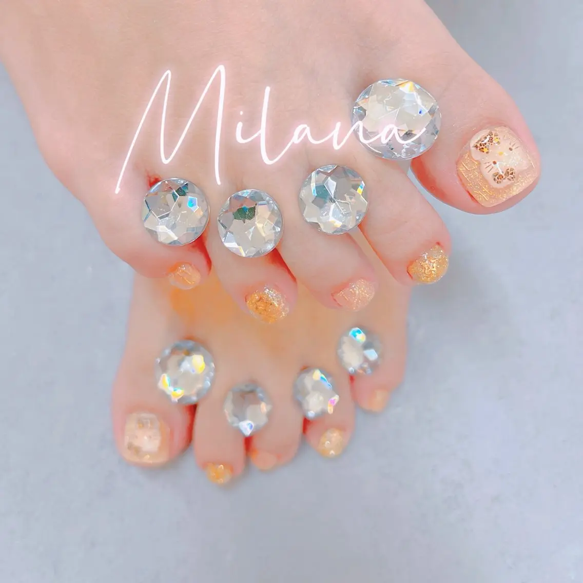 ネイル フットネイル Milana 西里のネイルデザイン