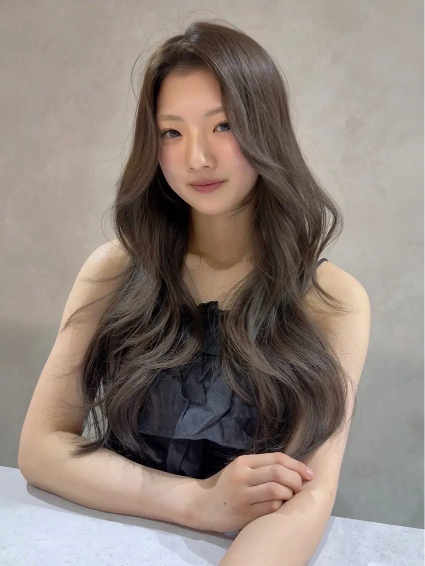 ロング Riru💜 カラーモデル募集中のヘアスタイル