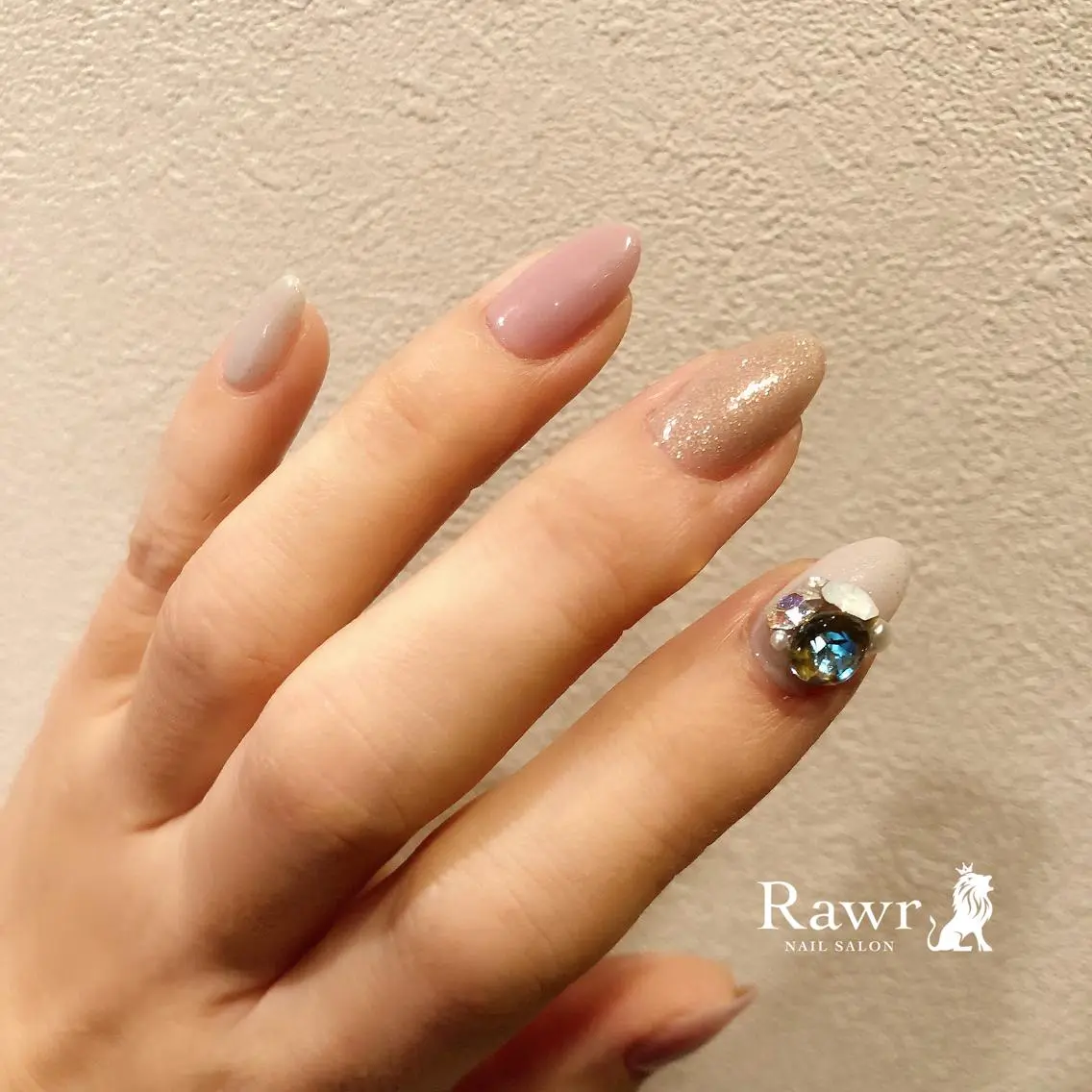 ネイル ハンドネイル Rawr / saoriのネイルデザイン