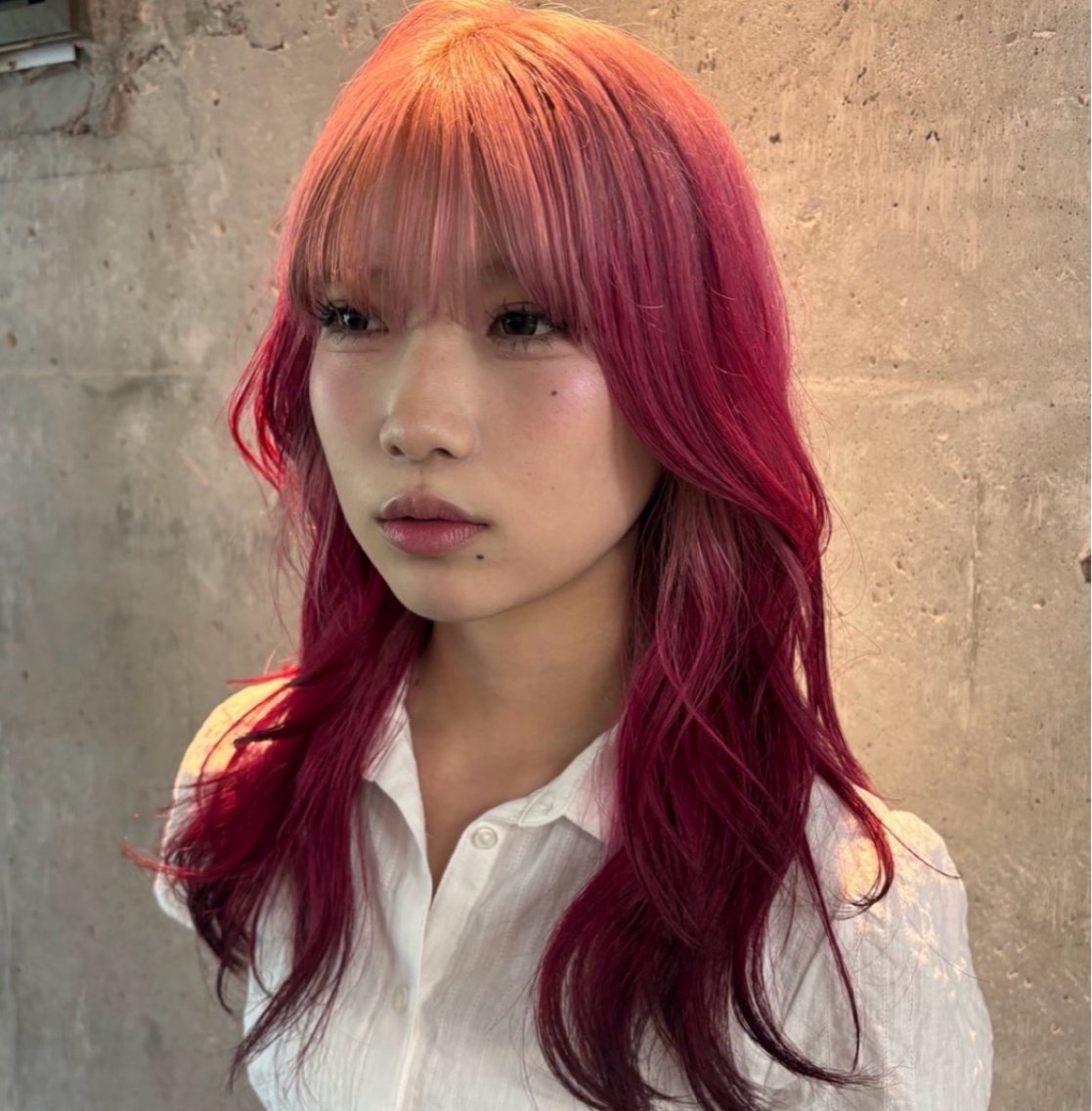 ロング ヘアカラー トリートメント Cocona🦤 ハイトーン/レイヤーのヘアスタイル