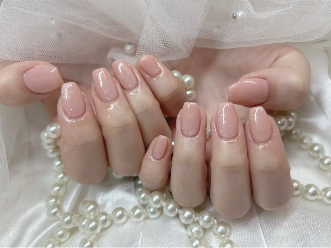 セミロング ハンドネイル Nailsalon Angeのネイルデザイン