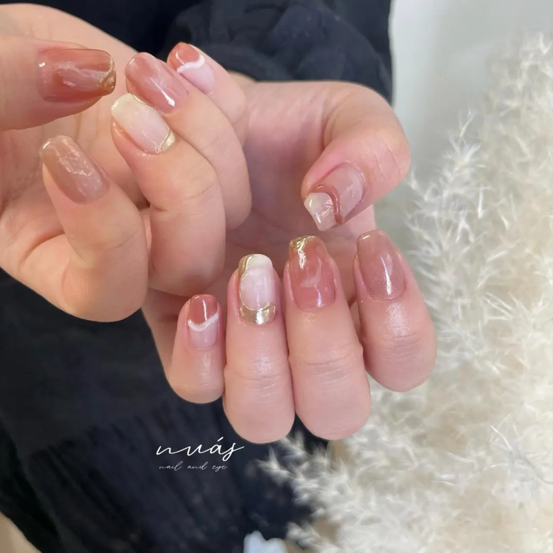 ネイル ハンドネイル nuás nail & eyeのネイルデザイン